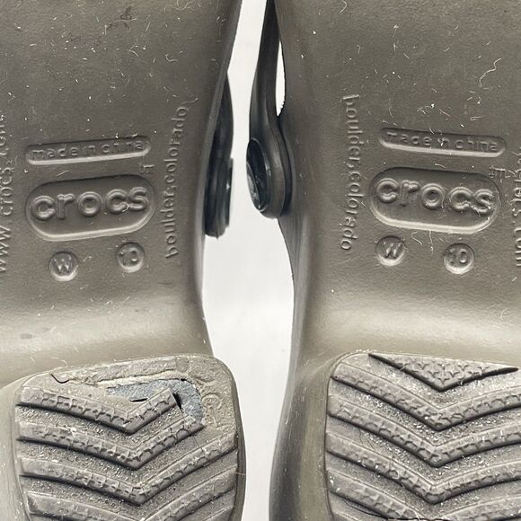 Crocs Cyprus iv Heels Women's Size 10 Pink Brown Preppy Beach Business - Picture 9 of 9